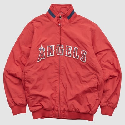 Los Angeles Angels Majestic 2000s Full Zip Jacket - Red - XXS by Fanatics Real Vintage