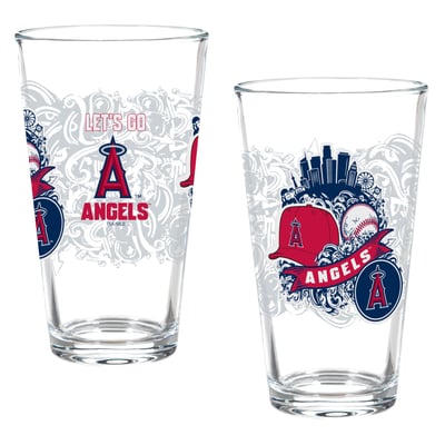 Los Angeles Angels Two-Piece 16oz. Hometown Series Pint Glass Set
