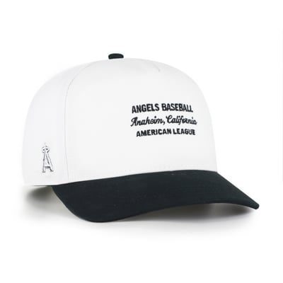 Los Angeles Angels '47 Contemporary Two-Tone Hitch Adjustable Hat - White/Black