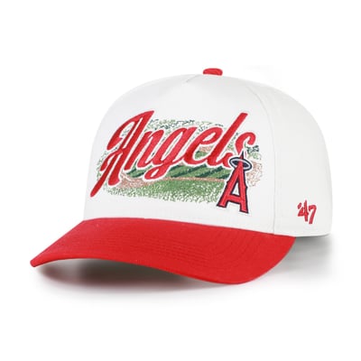 Los Angeles Angels '47 Enfield Hitch Adjustable Hat - White/Red