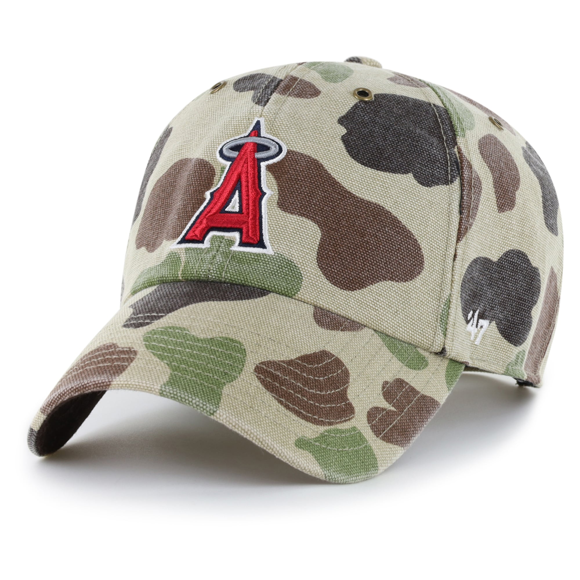 Casquette ajustable Carhartt x '47 Camo Los Angeles Angels Duck Clean Up pour homme