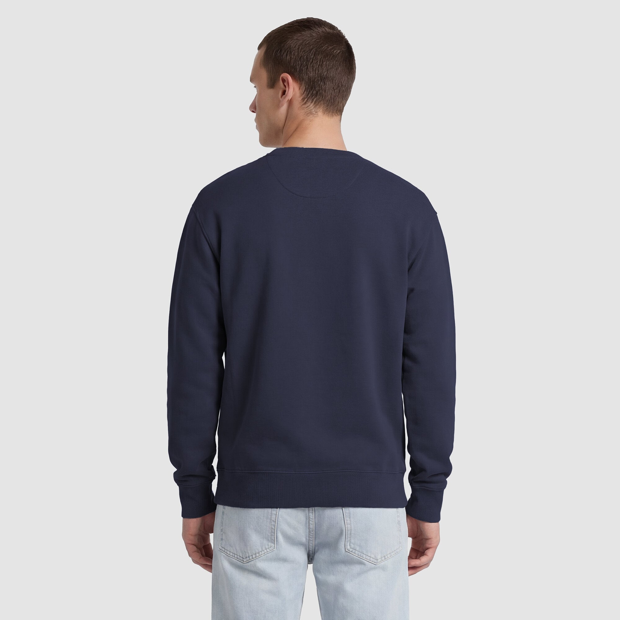 Sweat-shirt polaire à col rond Champion bleu marine Los Angeles Angels pour homme