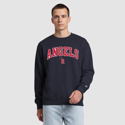 Sweat-shirt polaire Los Angeles Angels Champion - Bleu marine