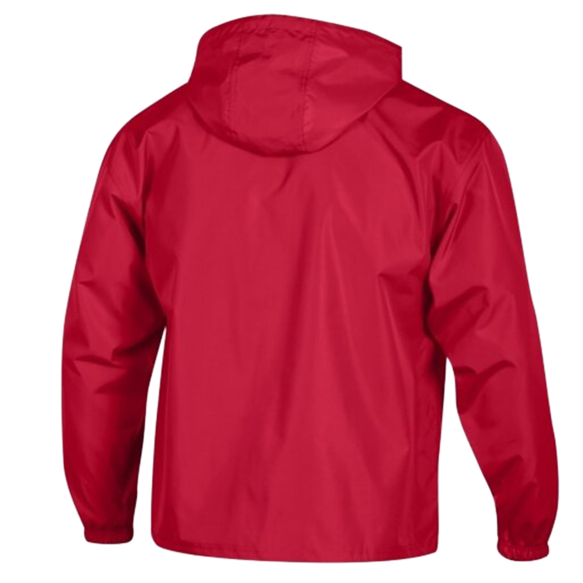 Men's Champion Red Los Angeles Angels Packable Windbreaker Half-Zip Jacket