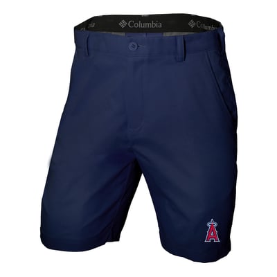 Los Angeles Angels Columbia  Omni-Wick Lie Angle Shorts - Navy