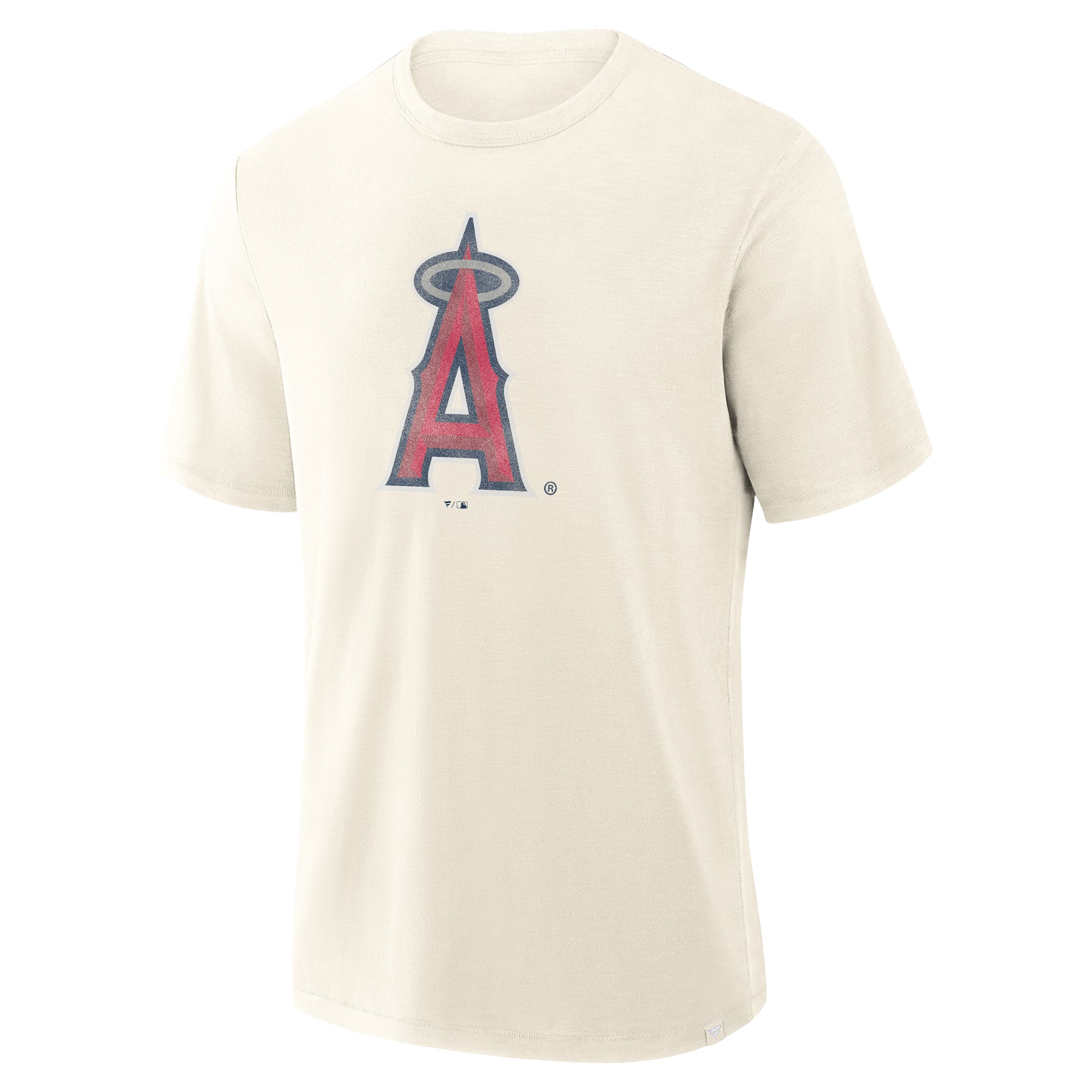 T-shirt Fanatics Cream Los Angeles Angels Stadium Slub pour homme