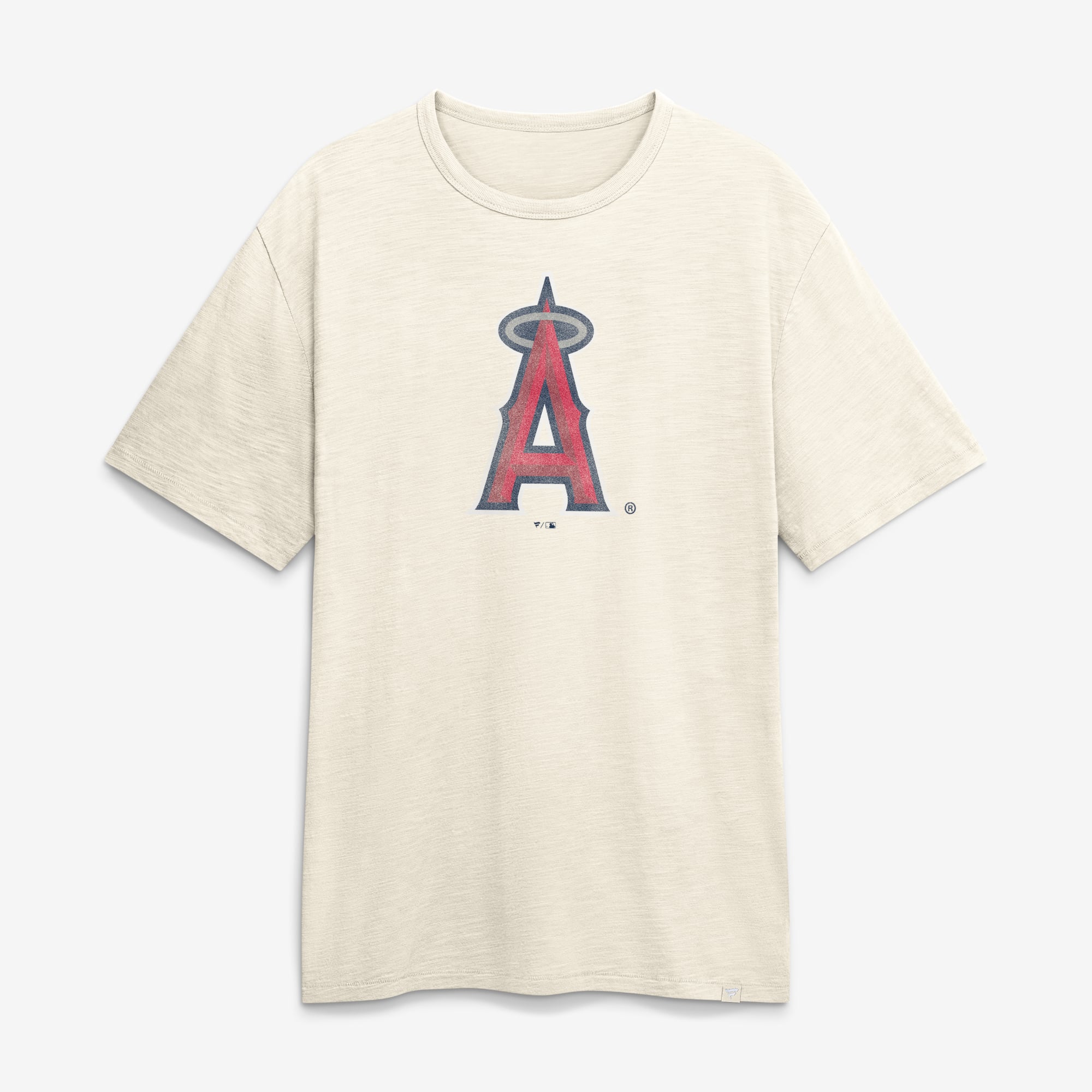 Men's Fanatics Cream Los Angeles Angels Stadium Slub T-Shirt