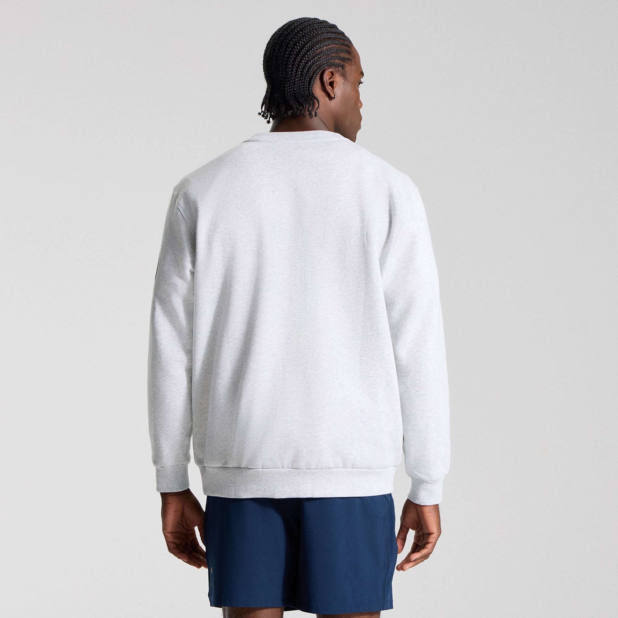 Sweat-shirt Steady State des Los Angeles Angels de lululemon pour homme, couleur gris chiné ultra clair.