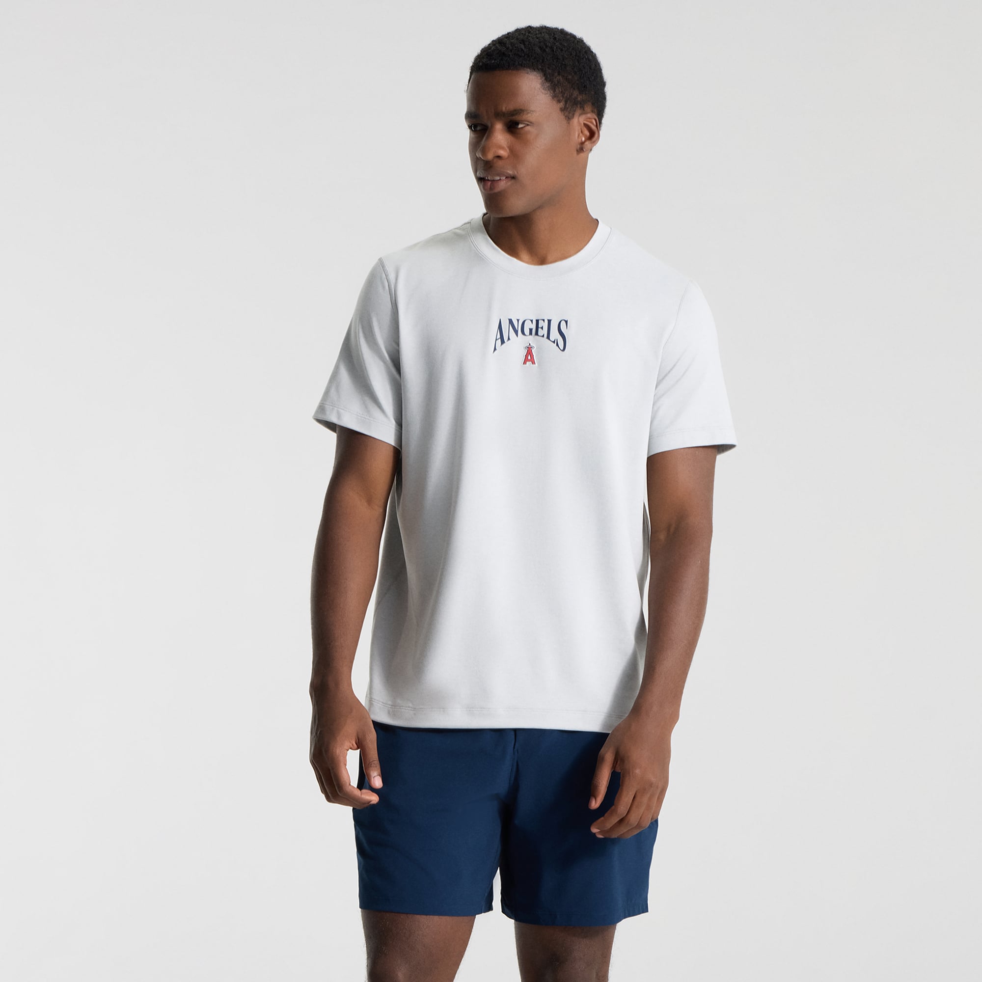 T-shirt en jersey doux pour homme lululemon Heathered Silver Drop Los Angeles Angels