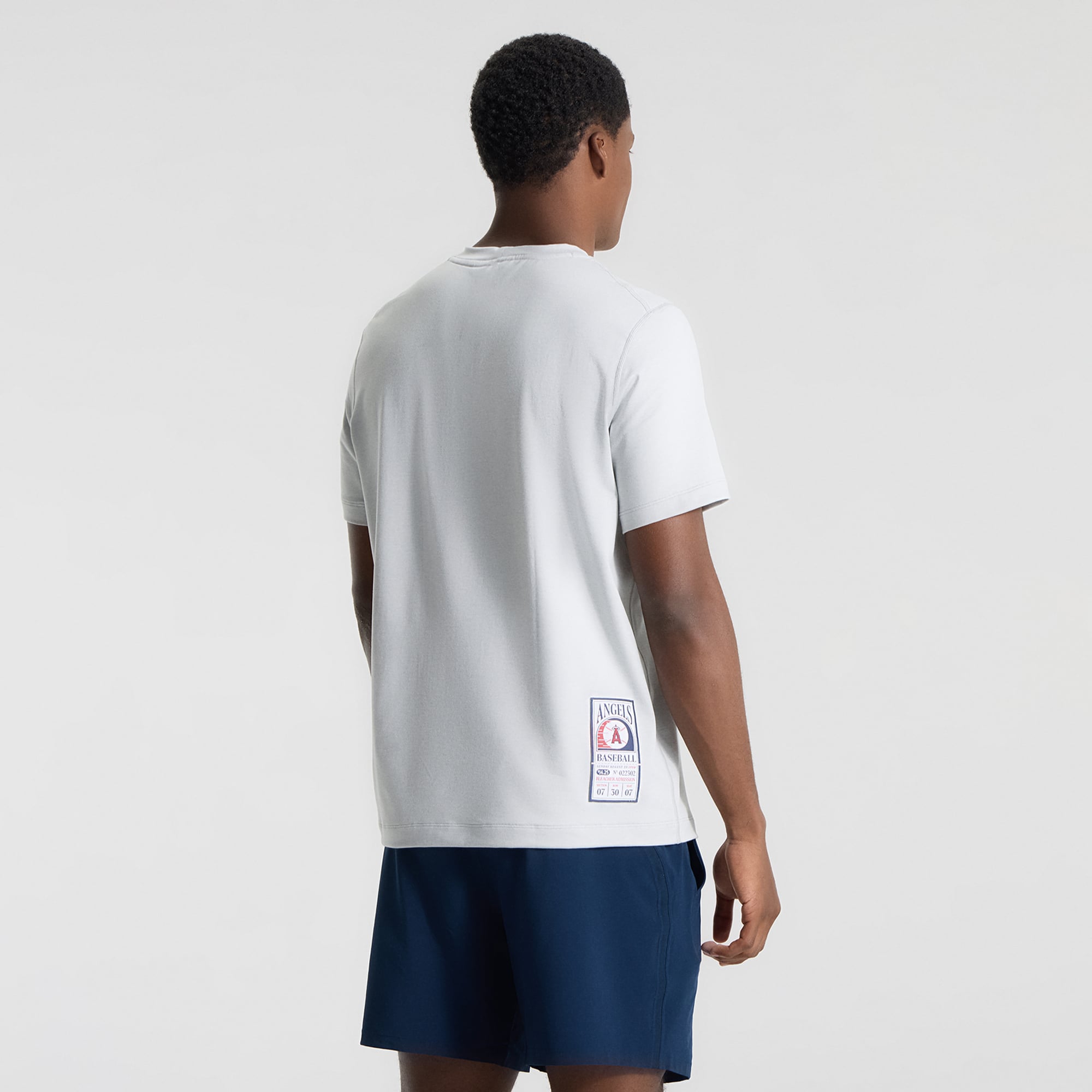 T-shirt en jersey doux pour homme lululemon Heathered Silver Drop Los Angeles Angels