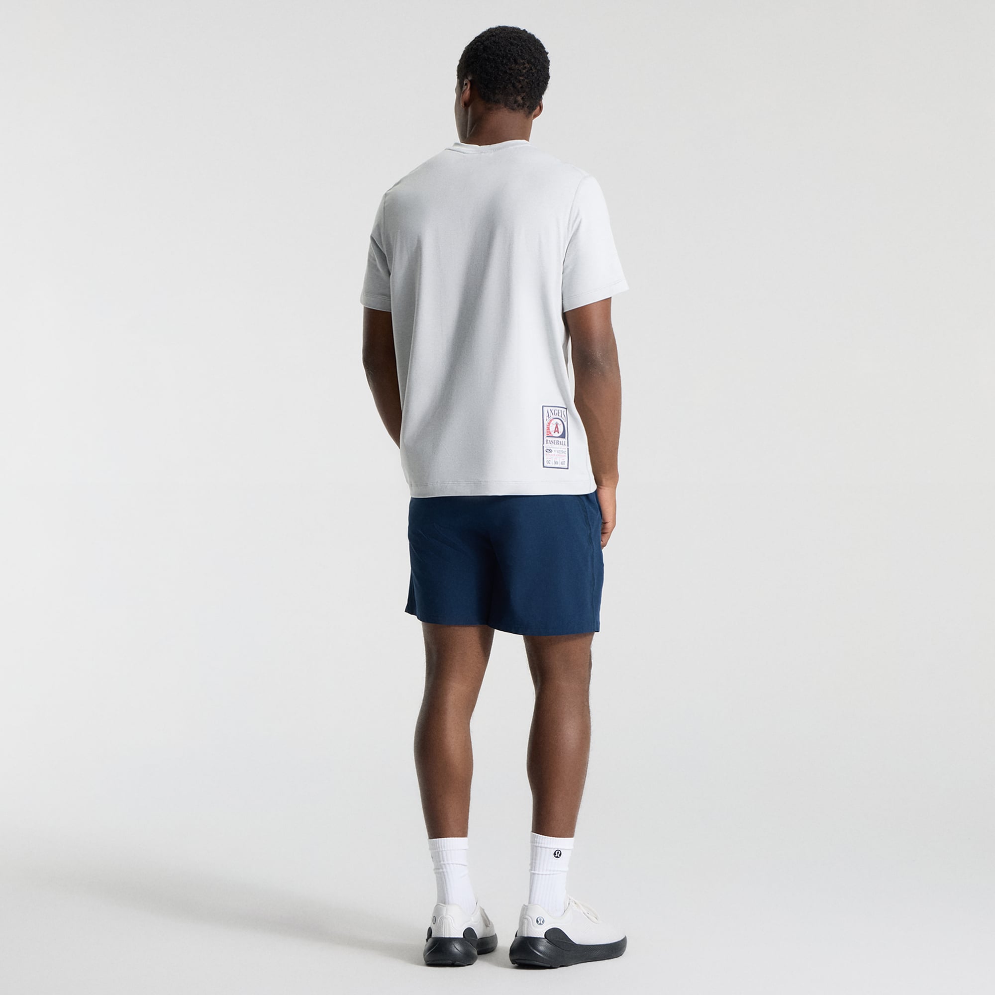 T-shirt en jersey doux pour homme lululemon Heathered Silver Drop Los Angeles Angels