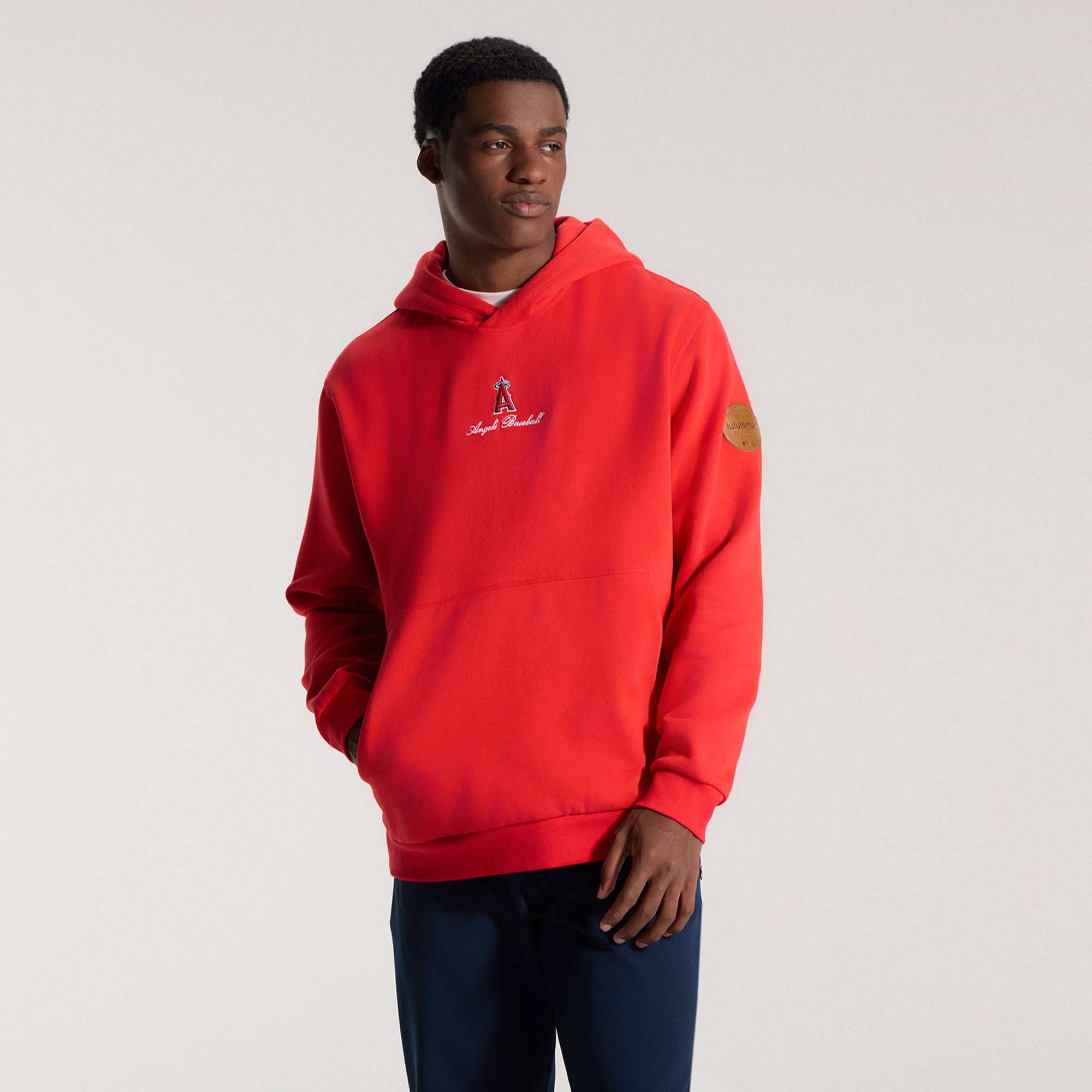 Men's lululemon True Red Los Angeles Angels Steady State Hoodie