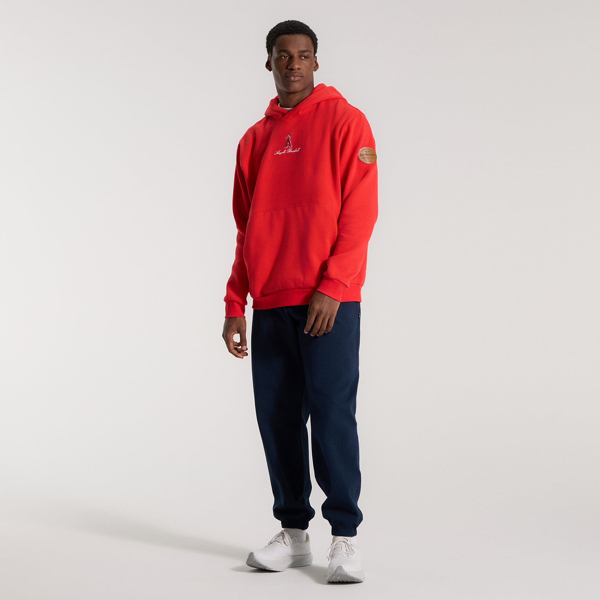 Men's lululemon True Red Los Angeles Angels Steady State Hoodie