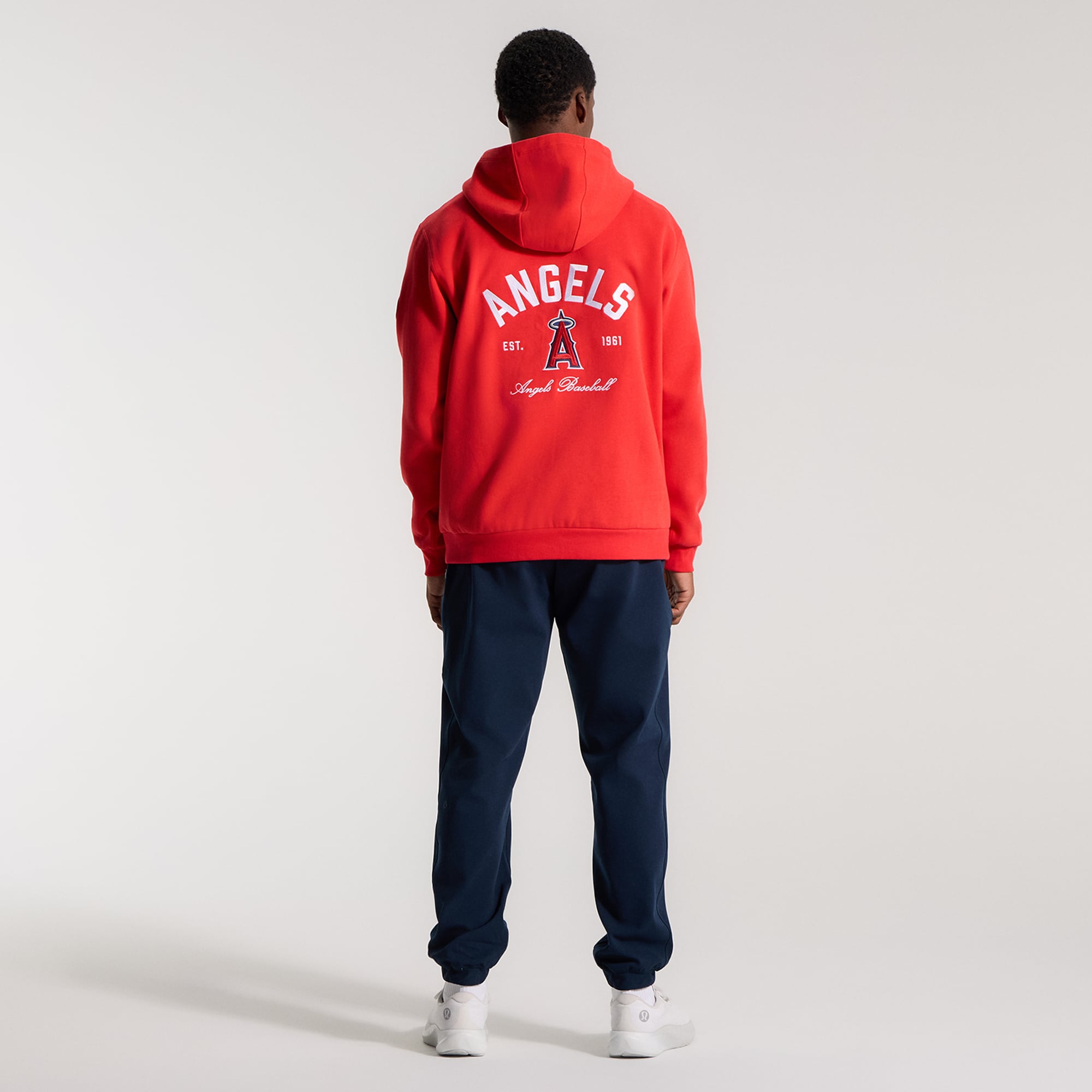 Men's lululemon True Red Los Angeles Angels Steady State Hoodie