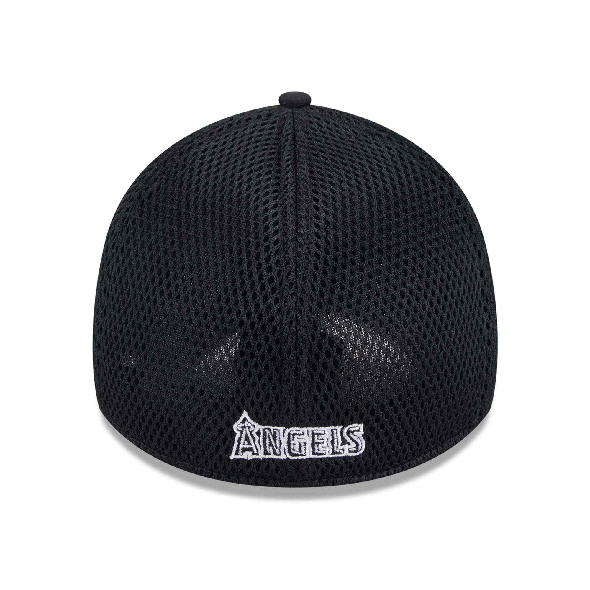 Casquette New Era noire Los Angeles Angels Neo 39THIRTY Flex pour homme