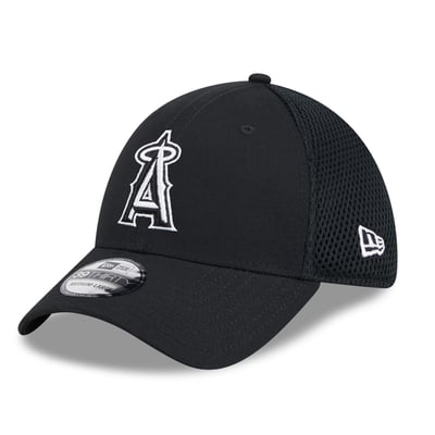 Los Angeles Angels New Era Neo 39THIRTY Flex Hat - Black