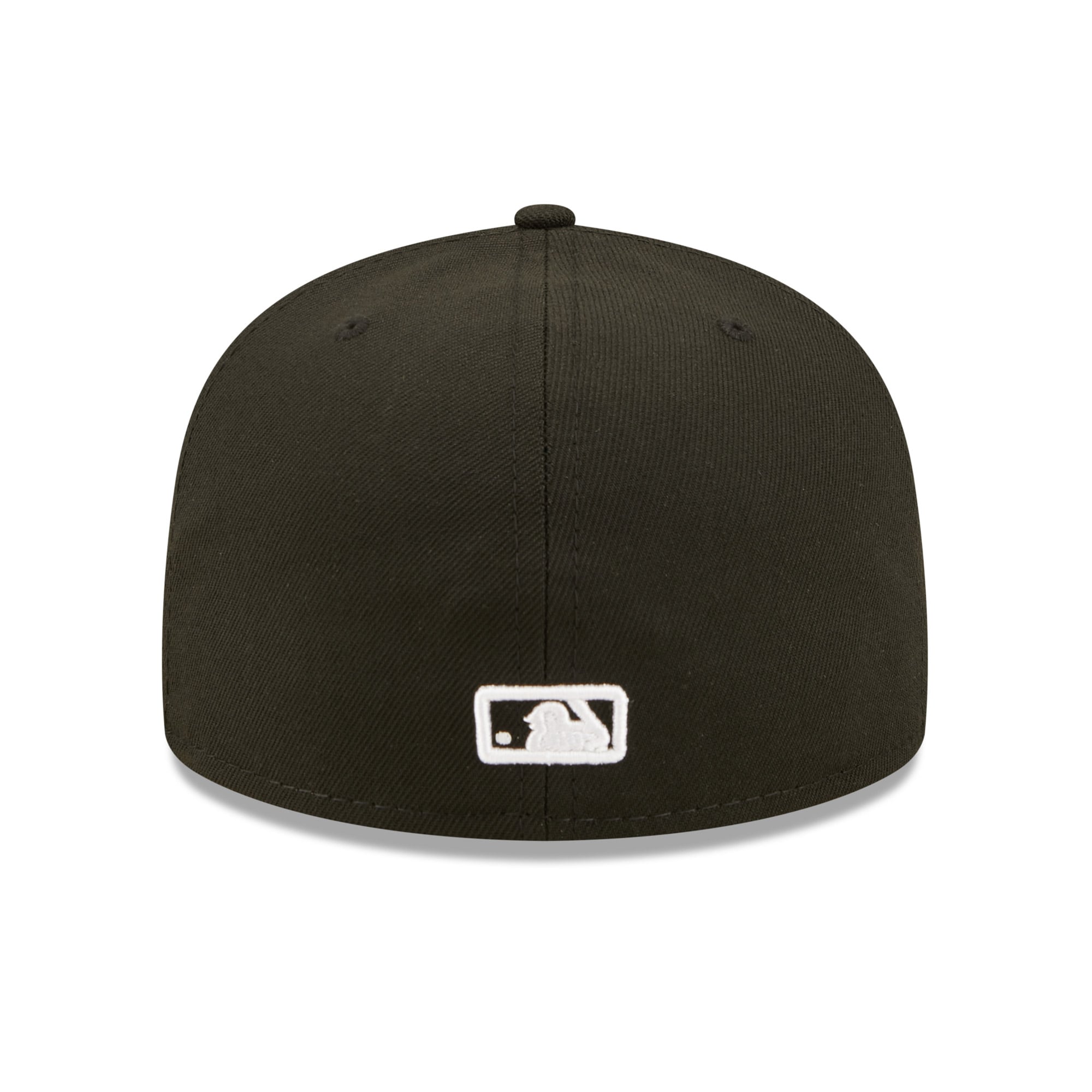 Men's New Era Black Los Angeles Angels Team Logo 59FIFTY Fitted Hat