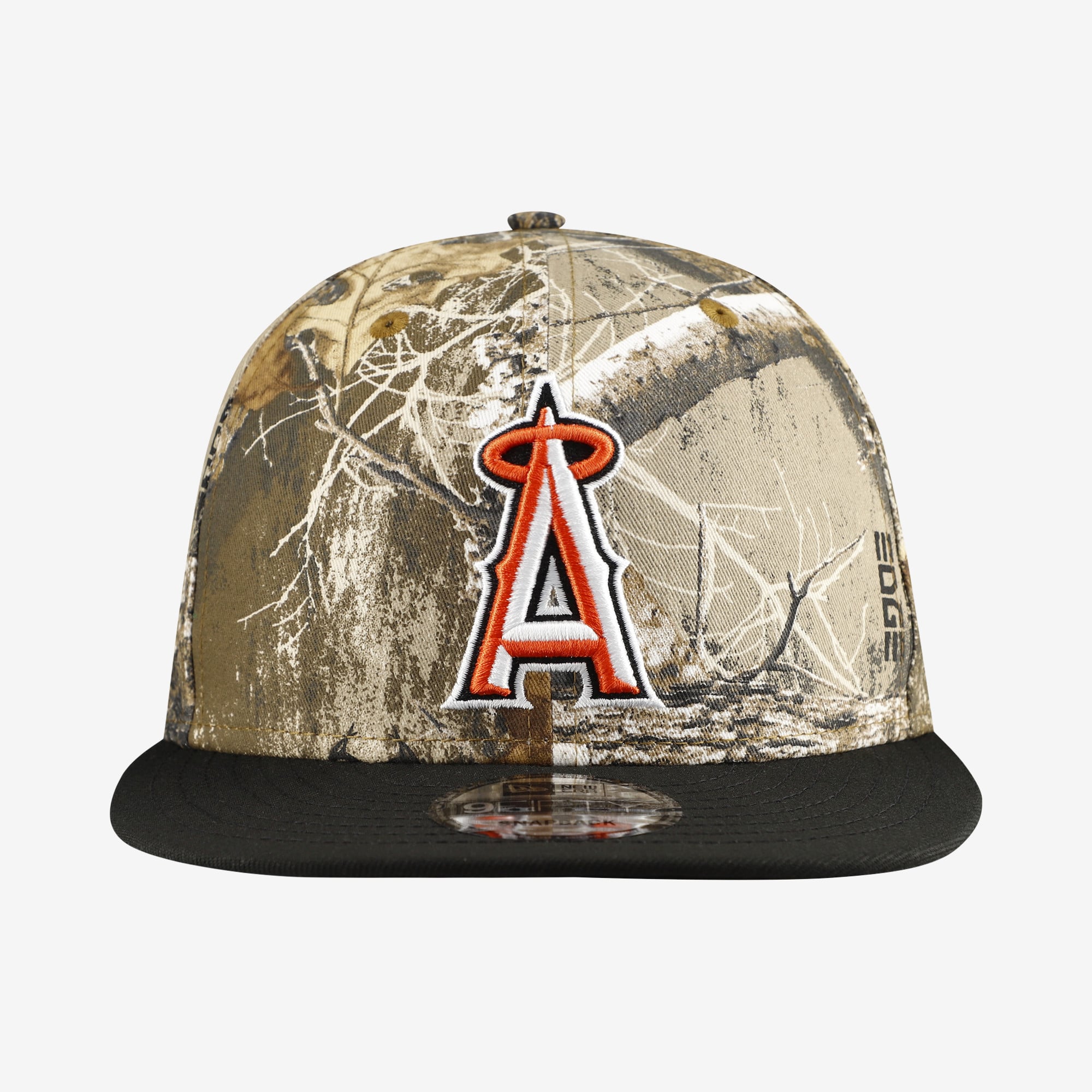 Casquette snapback New Era Camo Los Angeles Angels Realtree Orange Pop 9FIFTY pour homme