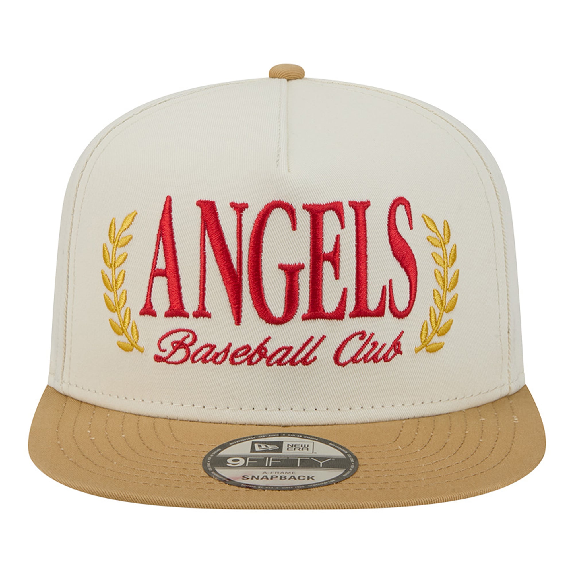 Casquette snapback New Era crème Los Angeles Angels Club 9FIFTY pour homme