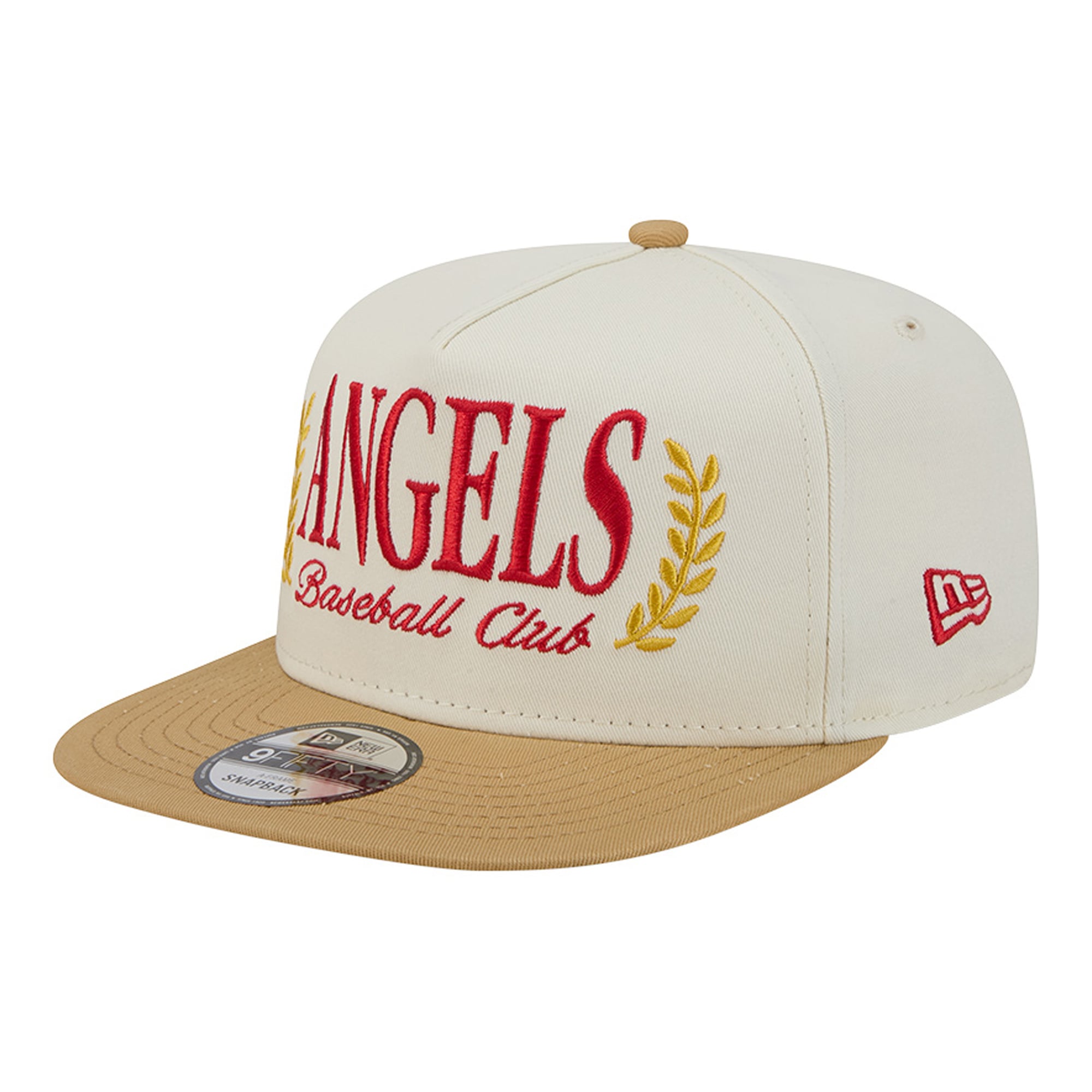 Casquette snapback New Era crème Los Angeles Angels Club 9FIFTY pour homme