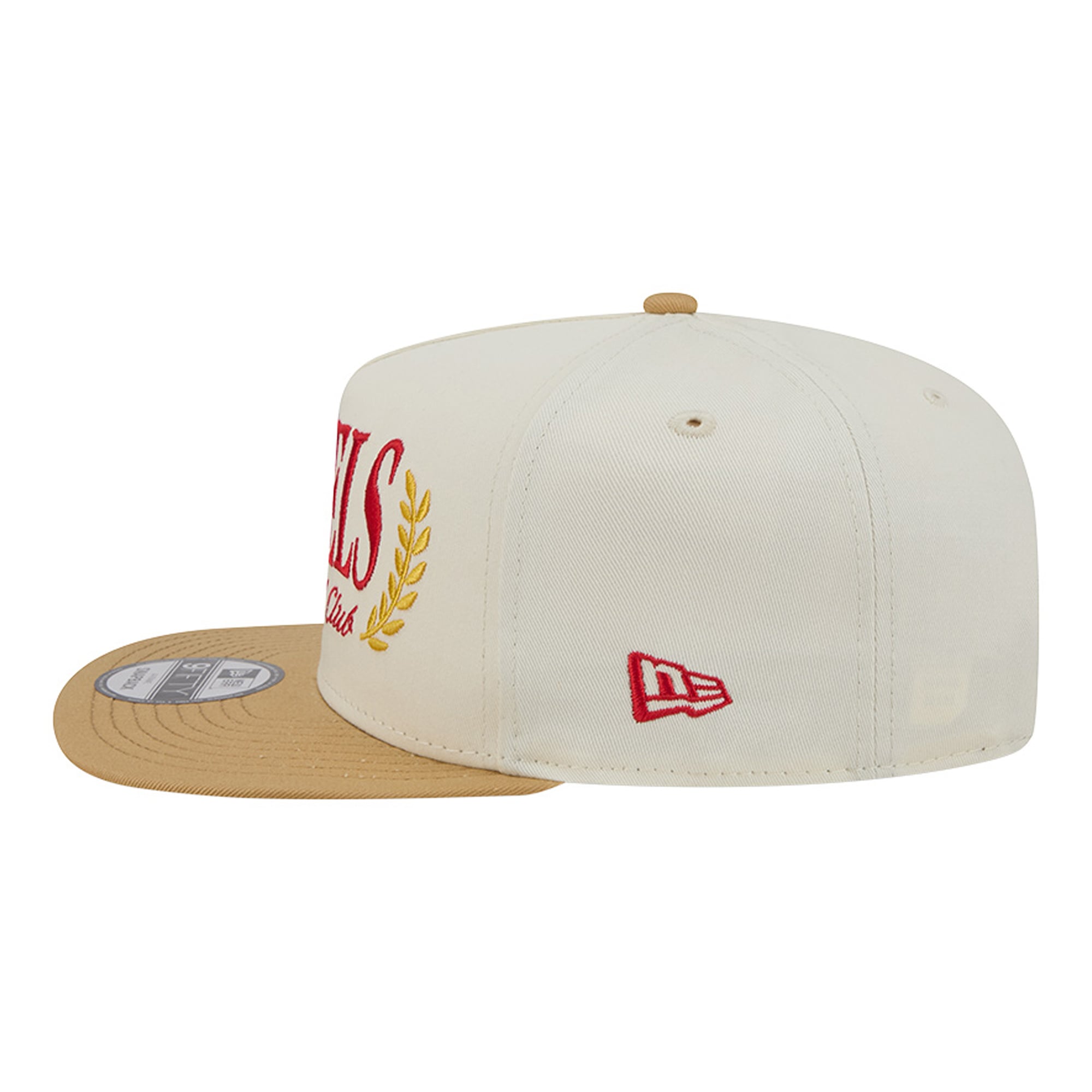 Casquette snapback New Era crème Los Angeles Angels Club 9FIFTY pour homme