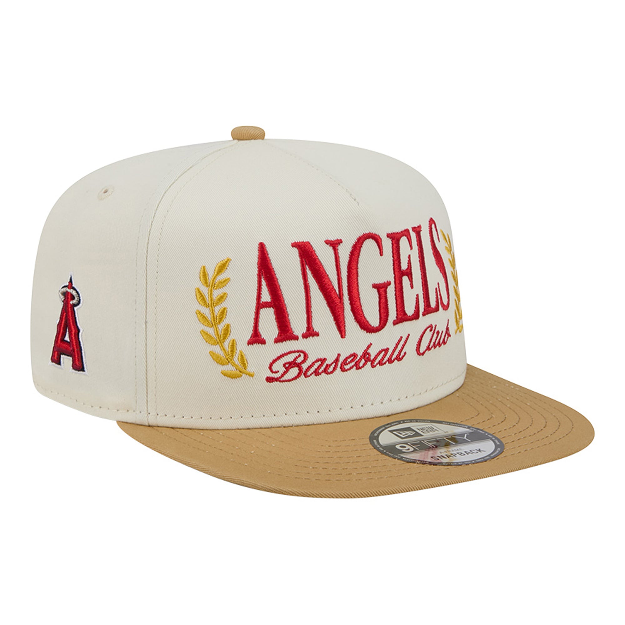 Casquette snapback New Era crème Los Angeles Angels Club 9FIFTY pour homme