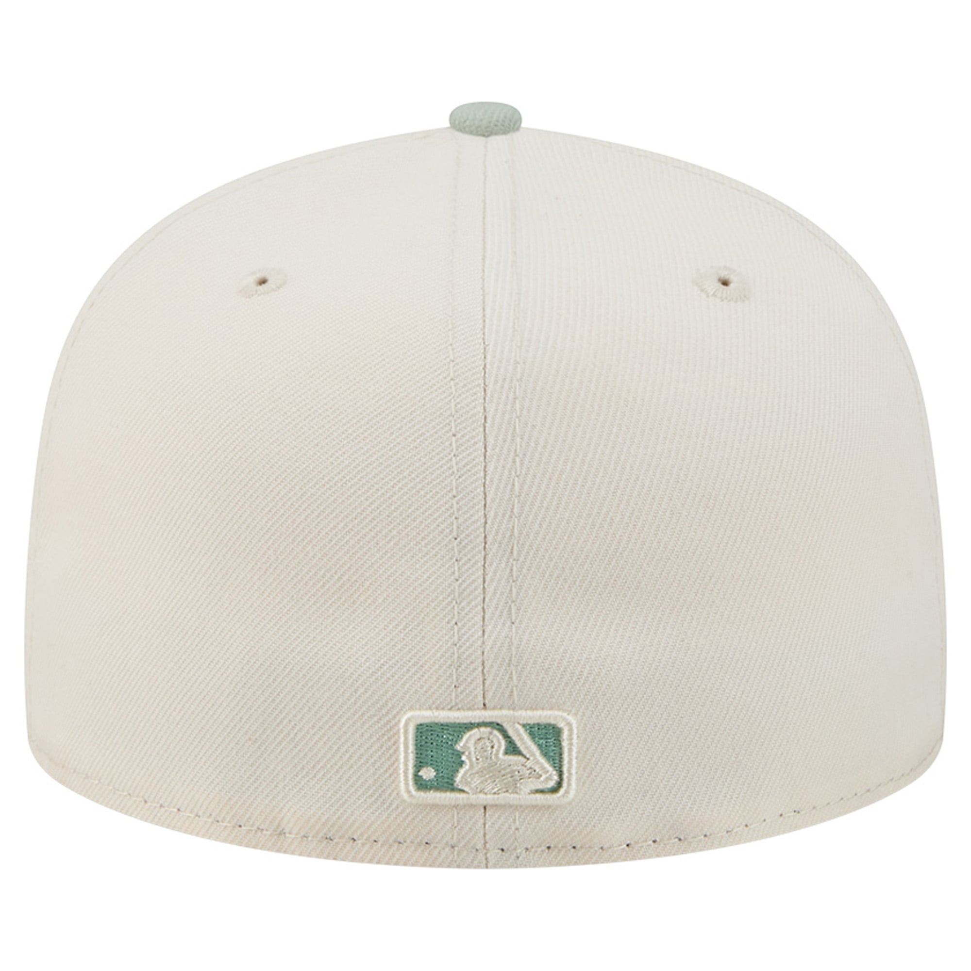 Casquette ajustée New Era 59FIFTY crème/verte Los Angeles Angels pour homme