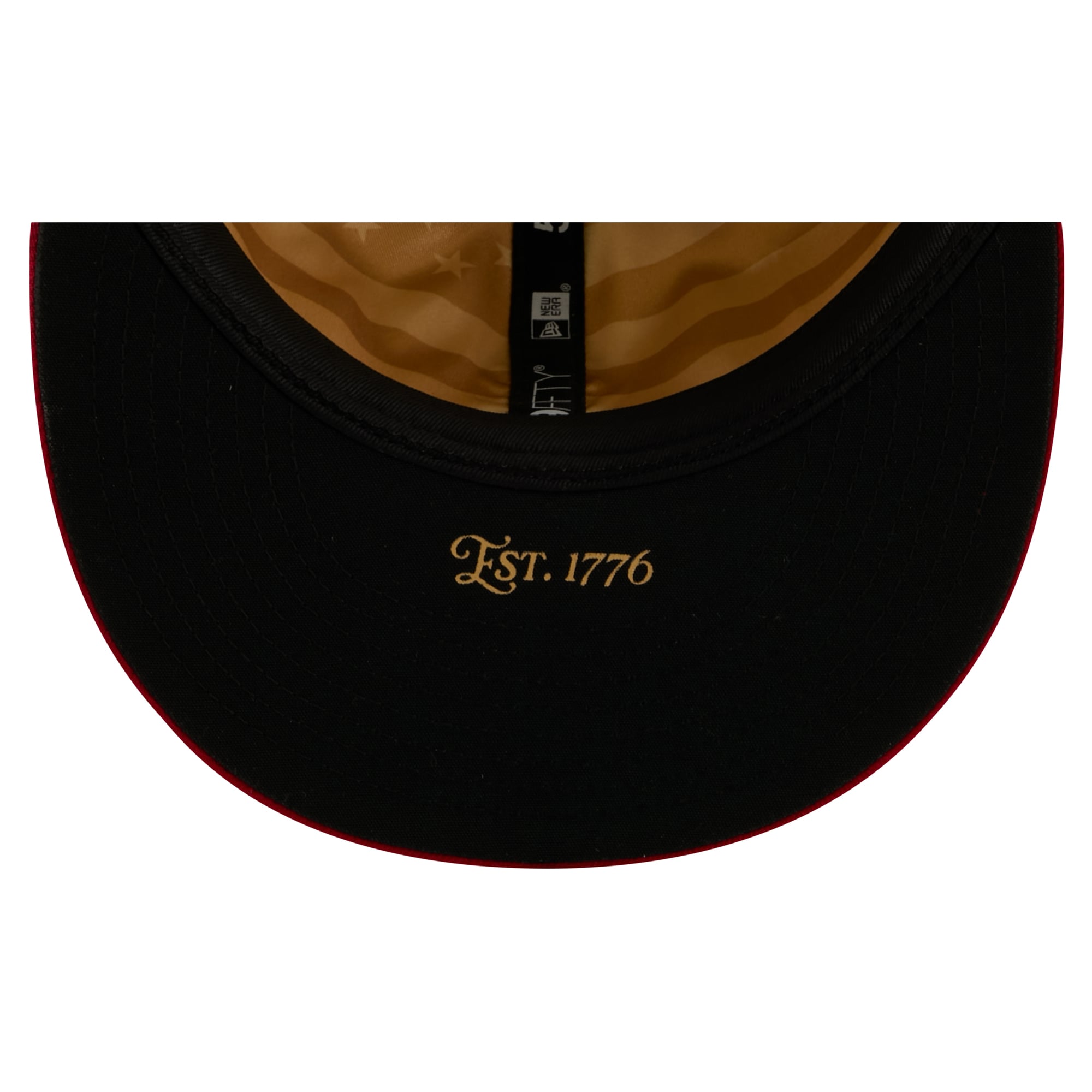 Casquette ajustée New Era crème/rouge Los Angeles Angels USA 250 Fourth of July 59FIFTY pour homme