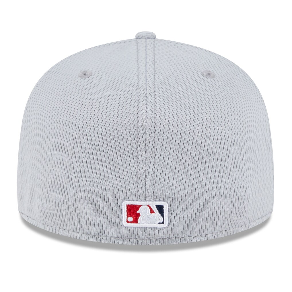 Los Angeles Angels New Era 2025 MLB Clubhouse 59FIFTY Fitted Hat - Gray