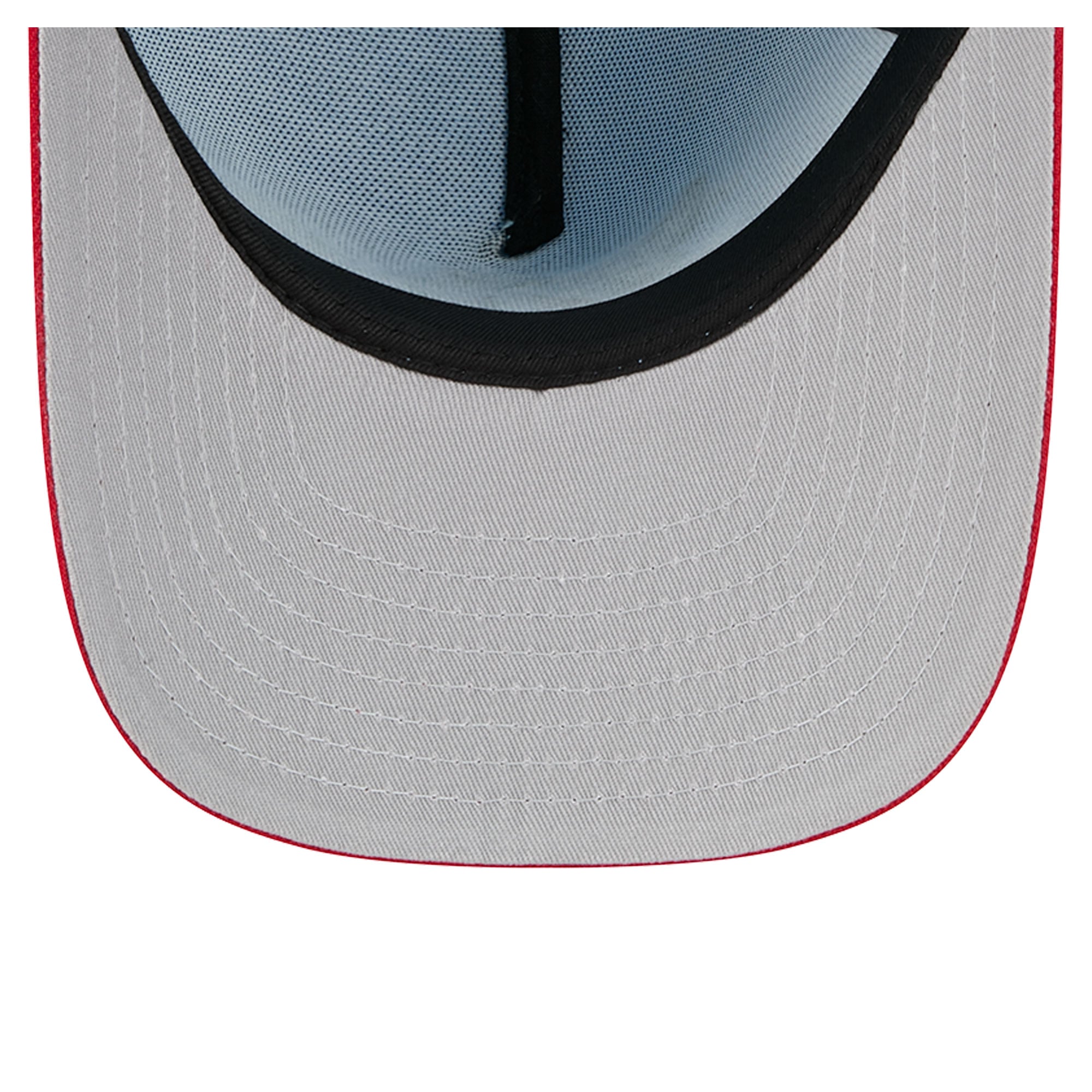 Casquette ajustée New Era 59FIFTY pour homme, bleu clair/rouge, motif Los Angeles Angels.