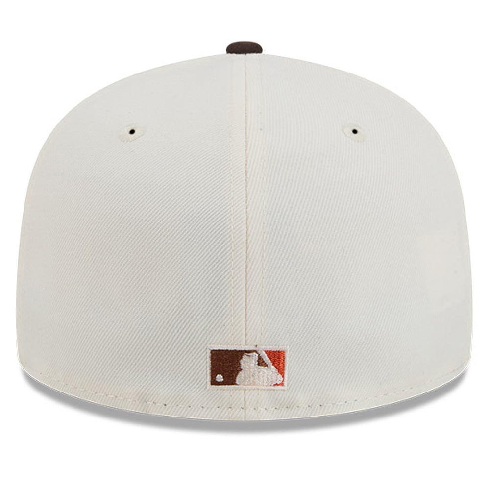Men's New Era Natural/Brown Los Angeles Angels Pumpkin Spice 59FIFTY Fitted Hat