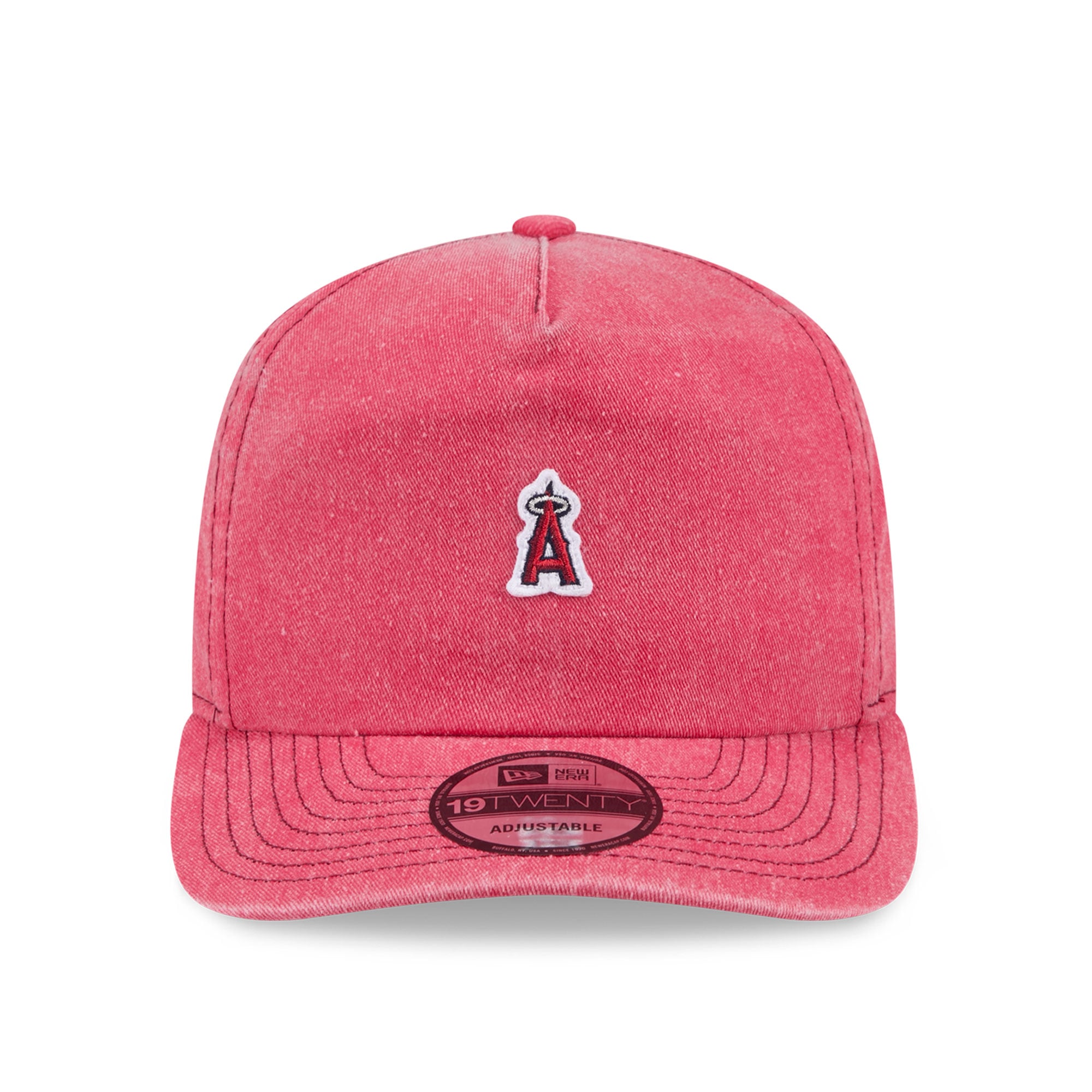 Casquette New Era rouge Los Angeles Angels 19TWENTY pour homme, micro-ajustable