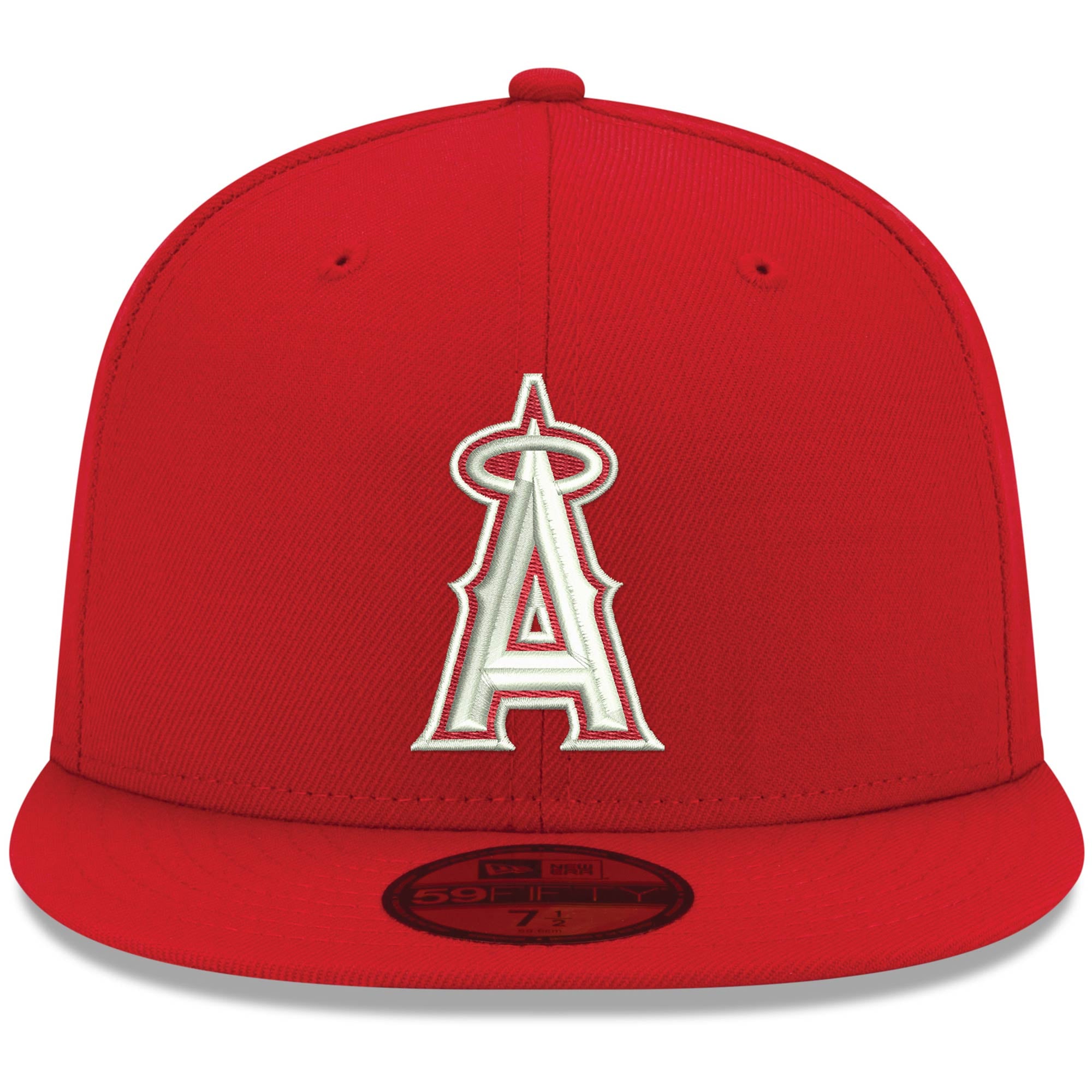 Men's New Era Royal Los Angeles Angels White Logo 59FIFTY Fitted Hat