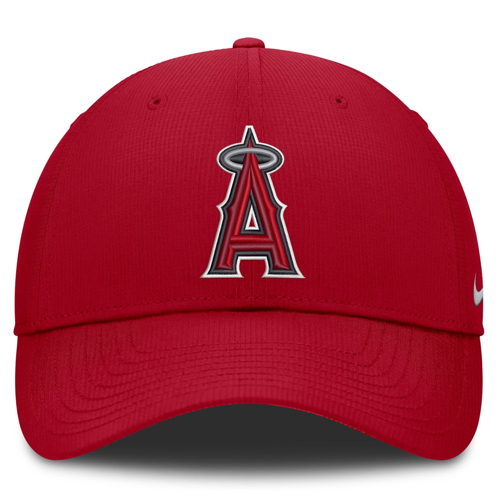 Los Angeles Angels Nike Dri-FIT Club Adjustable Hat - Red display picture 1