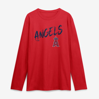 Los Angeles Angels Hustle Long Sleeve T-Shirt - Red