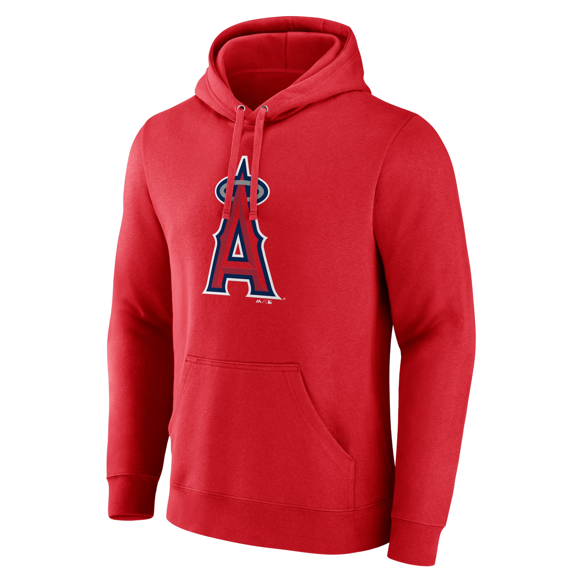 Men's Red Los Angeles Angels Official Logo Hoodie