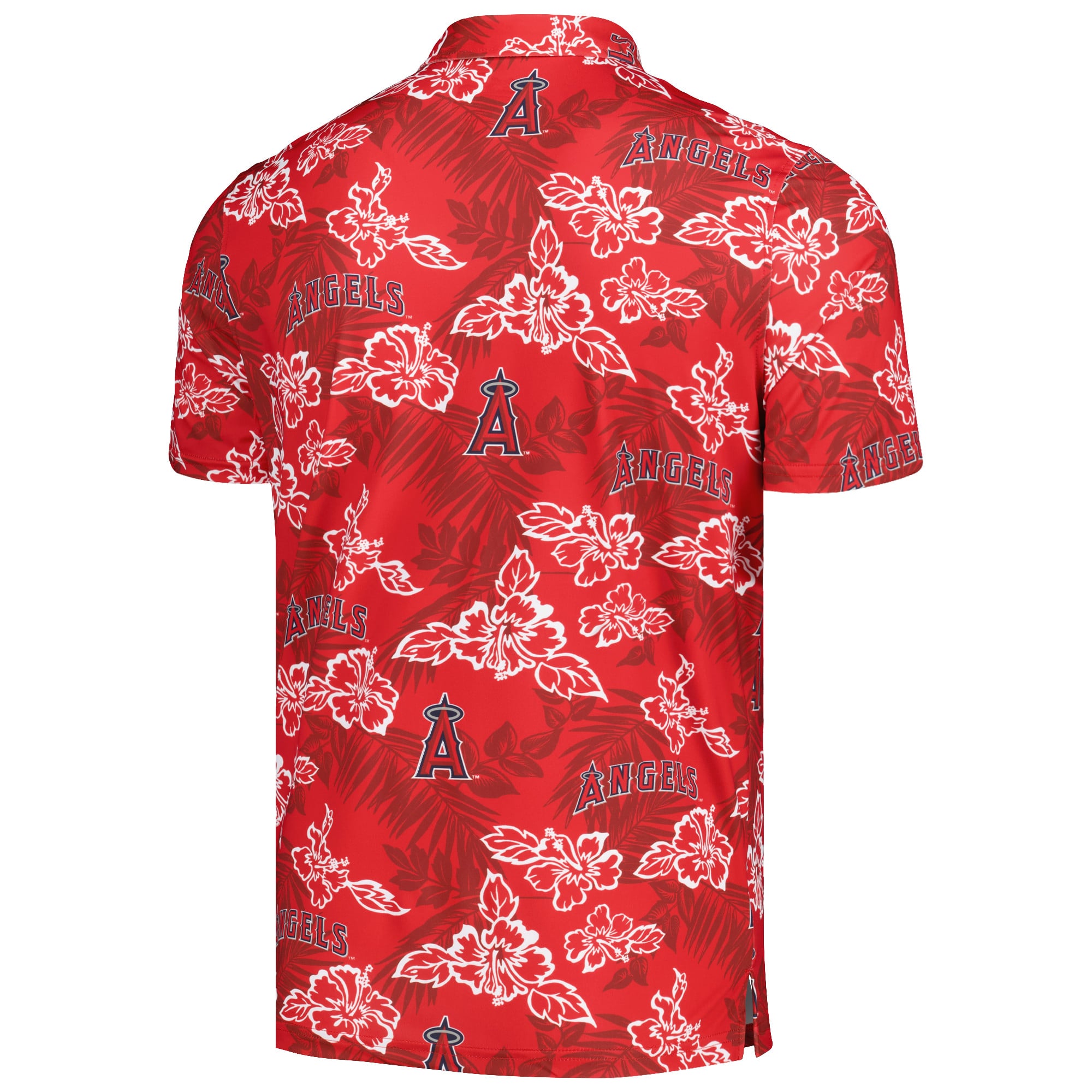 Polo Performance Los Angeles Angels Reyn Spooner rouge pour homme