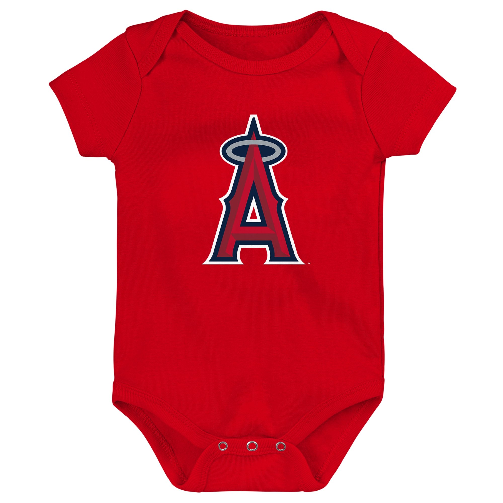 Newborn & Infant Outerstuff  Red Los Angeles Angels Primary Team Logo Bodysuit