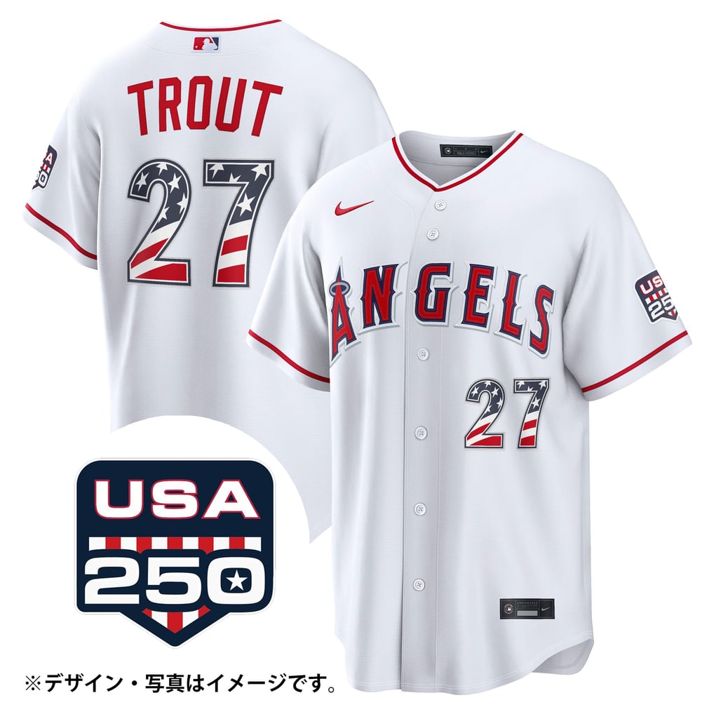 NIKE ロサンゼルス・エンゼルス マイク・トラウト USA250周年 July 4th 
