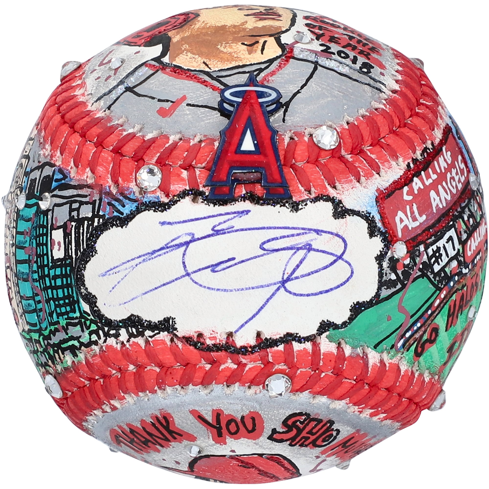 大谷翔平 ロサンゼルス・エンゼルス サイン入り野球ボール