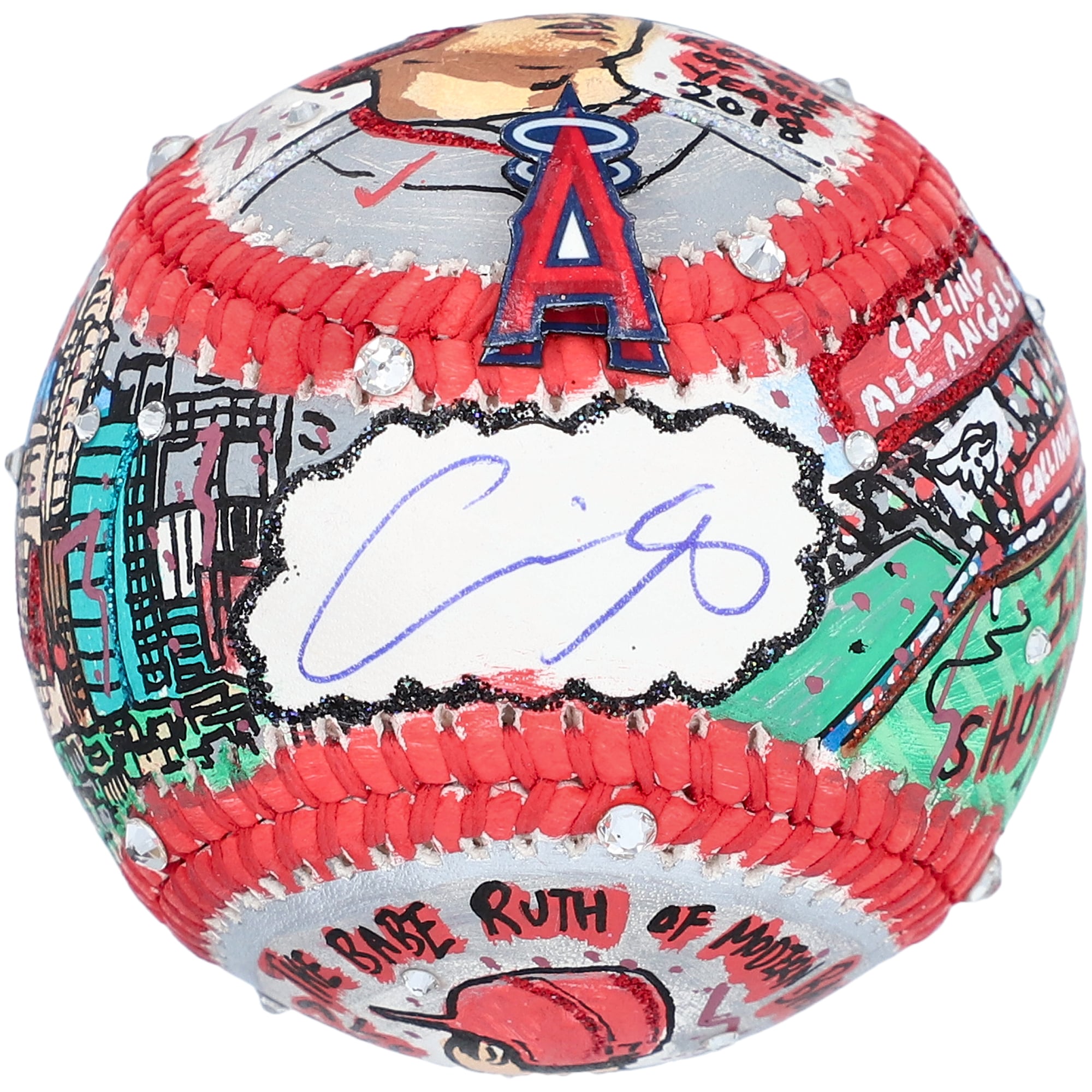 大谷翔平 ロサンゼルス・エンゼルス サイン入り野球ボール