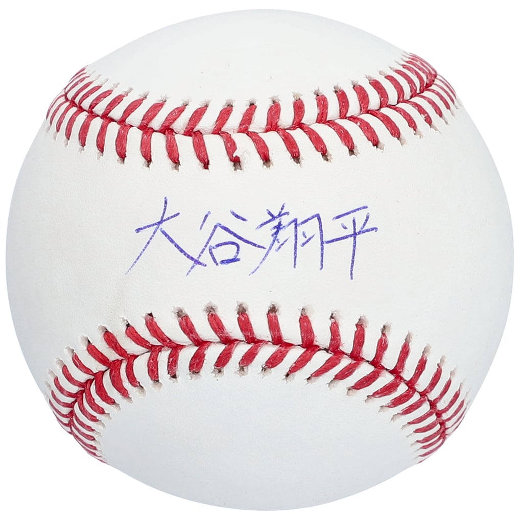 大谷翔平 ロサンゼルス・エンゼルス 直筆サイン入りベースボール 漢字 