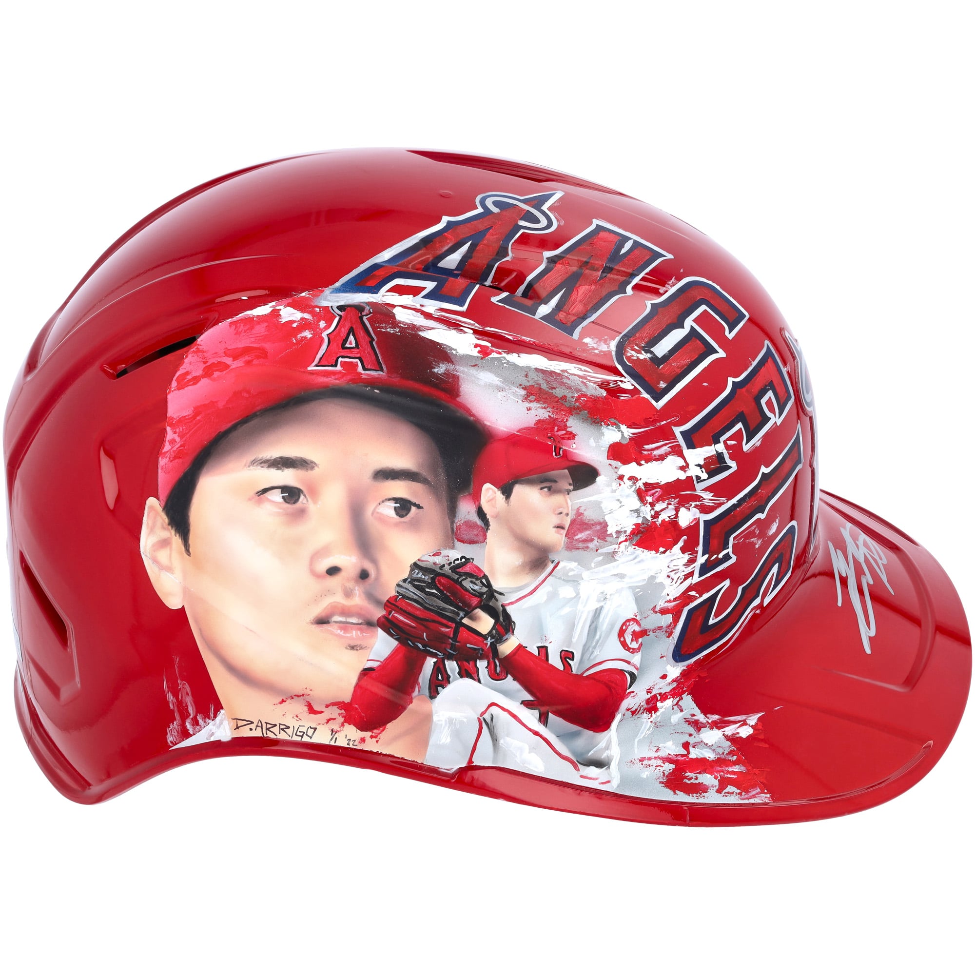 大谷翔平 ロサンゼルス・エンゼルス サイン入りレプリカバッティング