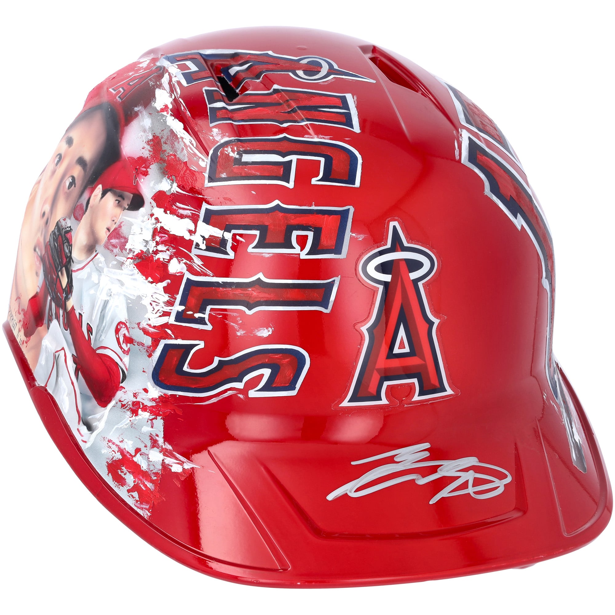 大谷翔平 ロサンゼルス・エンゼルス サイン入りレプリカバッティング