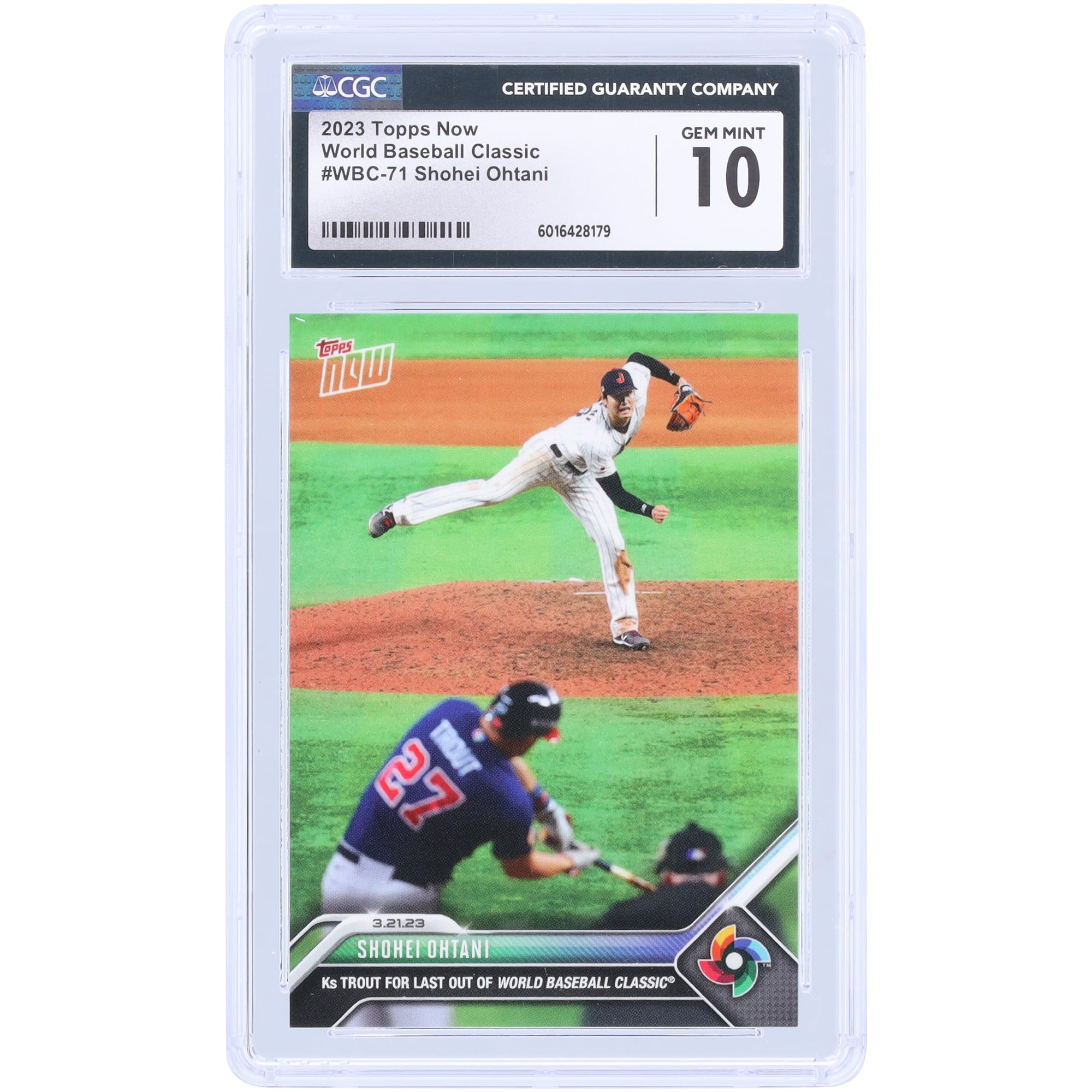 0 Topps World Now Baseball Classic Shohei Ohtani NOW ⁄ BASEBALL 
