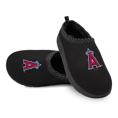 Los Angeles Angels ISlide Unisex Primary Logo Mission Slippers - Black
