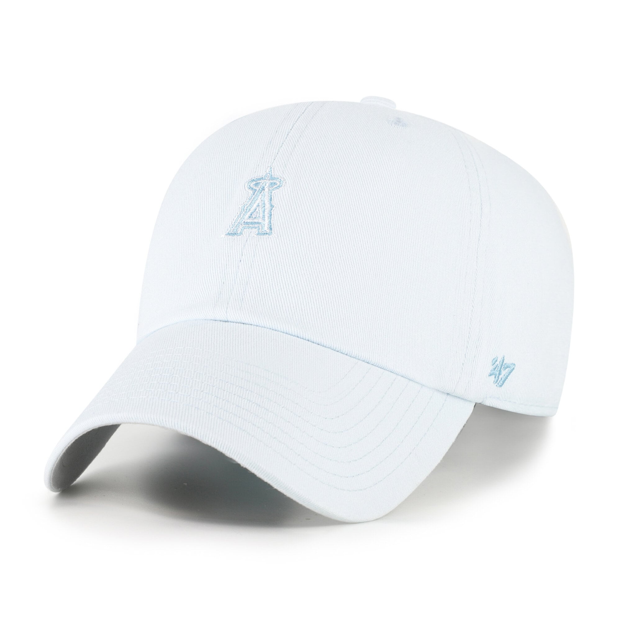 Women's '47 Light Blue Los Angeles Angels Pastel Clean Up Adjustable Hat