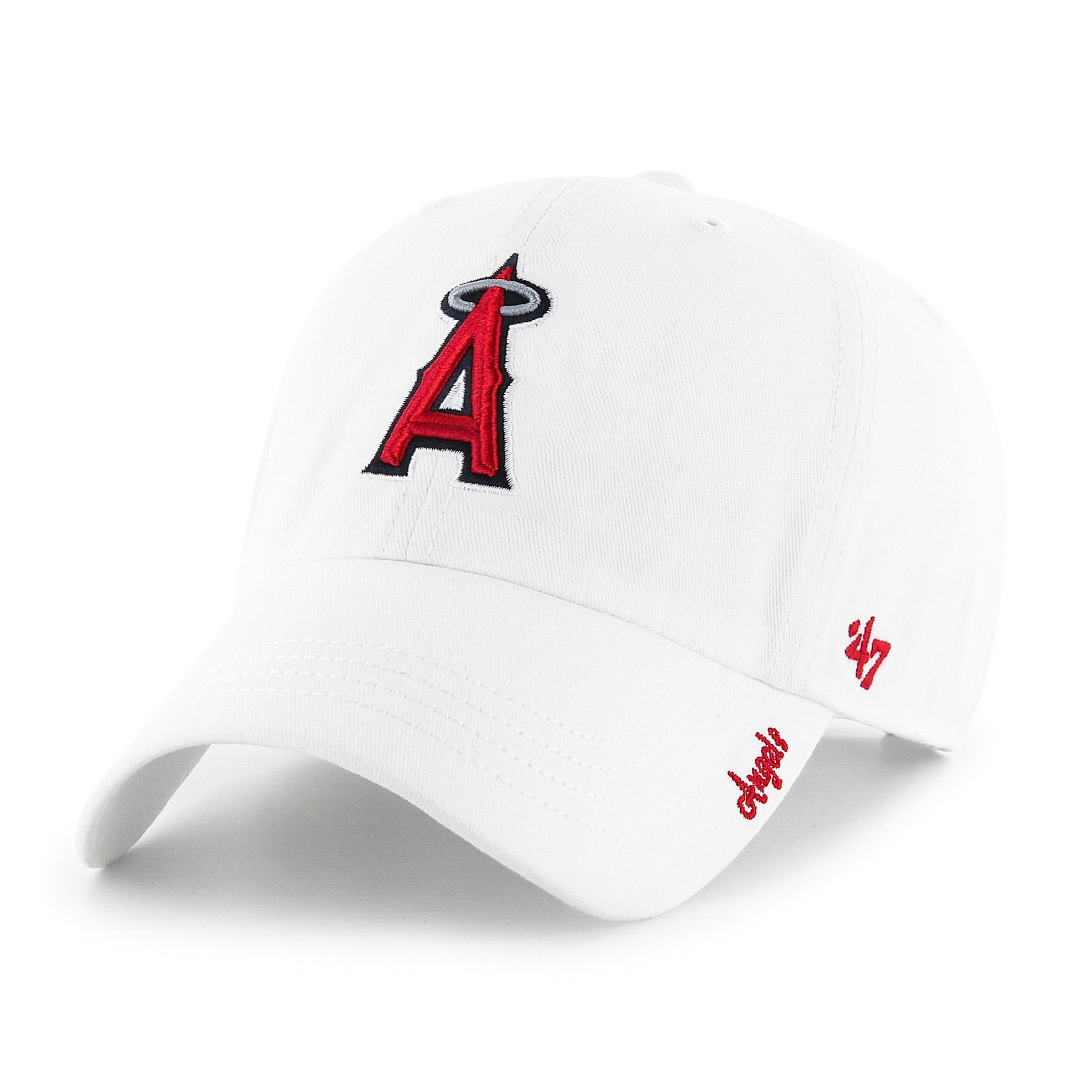 Women's '47 White Los Angeles Angels Miata Adjustable Hat