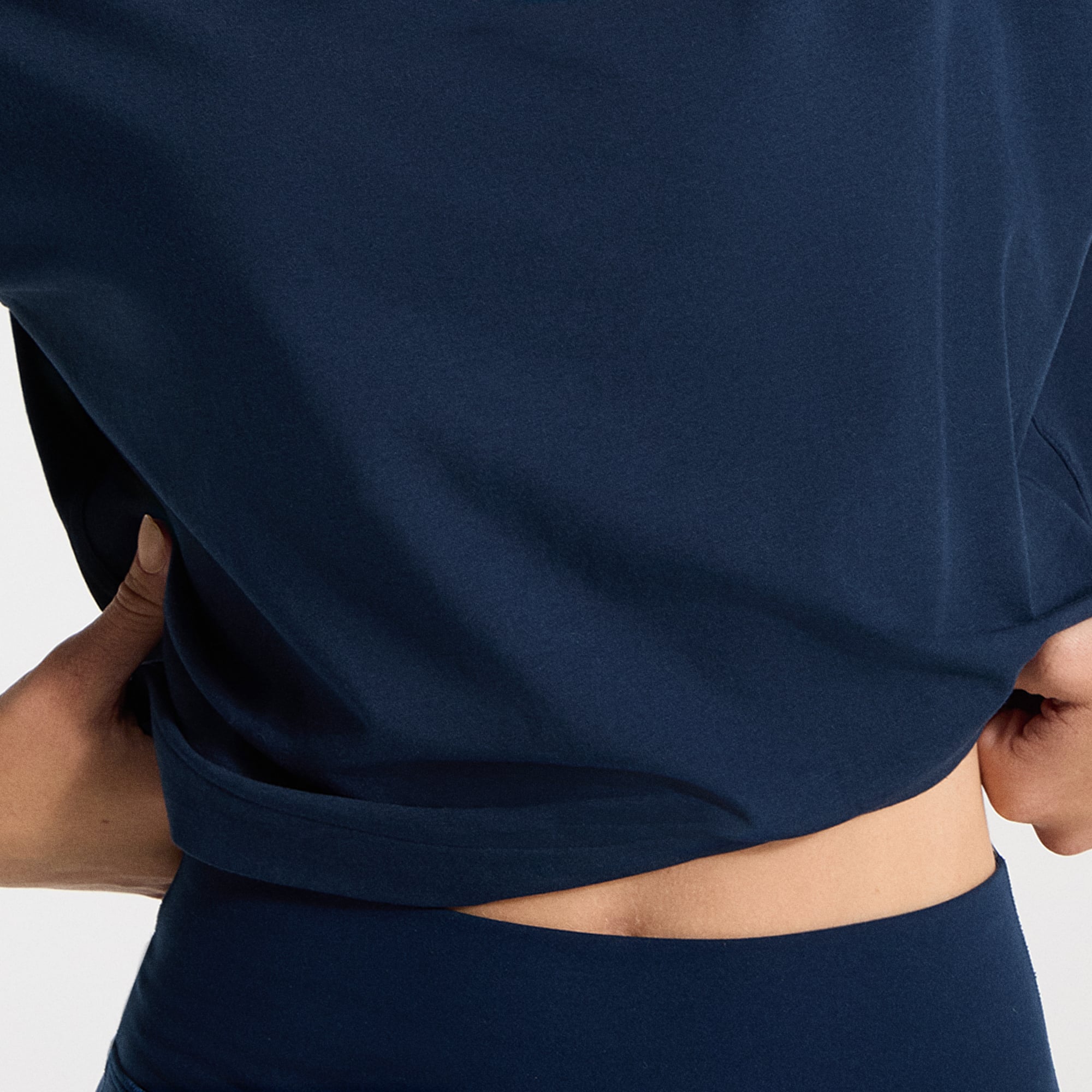 T-shirt court en coton biologique lululemon True Navy Los Angeles Angels All Yours pour femme