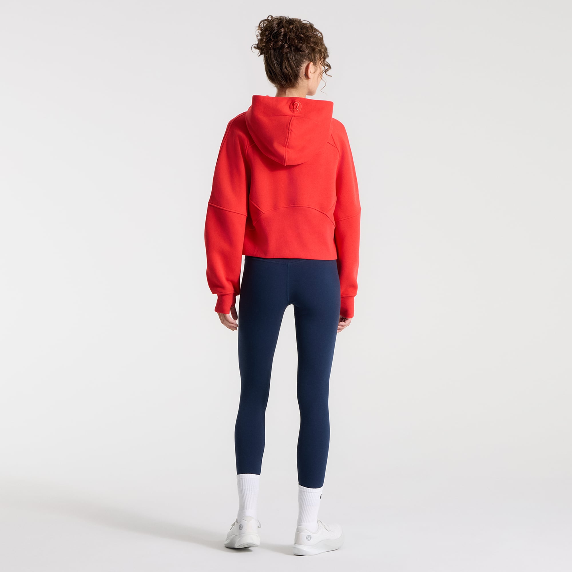 Women's lululemon True Red Los Angeles Angels Scuba Oversized Half-Zip Hoodie
